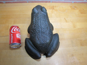 FROG Old Cast Iron Large Doorstop Decorative Yard Garden Art Statue HD 13+lbs