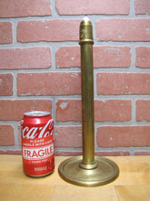 Load image into Gallery viewer, ARCHER &amp; WARNER MAKERS PHILADELPHIA Antique Brass Candlestick Candle Holder 19c
