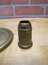 Load image into Gallery viewer, ARCHER &amp; WARNER MAKERS PHILADELPHIA Antique Brass Candlestick Candle Holder 19c
