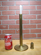 Load image into Gallery viewer, ARCHER &amp; WARNER MAKERS PHILADELPHIA Antique Brass Candlestick Candle Holder 19c
