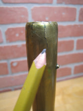 Load image into Gallery viewer, ARCHER &amp; WARNER MAKERS PHILADELPHIA Antique Brass Candlestick Candle Holder 19c
