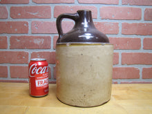 Load image into Gallery viewer, E L KERNS TRENTON NJ Antique Stoneware Pottery Jug Liquor Soda Merchant Store Ad
