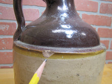 Load image into Gallery viewer, E L KERNS TRENTON NJ Antique Stoneware Pottery Jug Liquor Soda Merchant Store Ad
