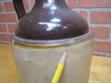 Load image into Gallery viewer, E L KERNS TRENTON NJ Antique Stoneware Pottery Jug Liquor Soda Merchant Store Ad

