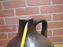 Load image into Gallery viewer, E L KERNS TRENTON NJ Antique Stoneware Pottery Jug Liquor Soda Merchant Store Ad
