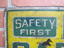 Load image into Gallery viewer, BE CAREFUL IT'S HELL TO BE A CRIPPLE Orig Old Sign STONEHOUSE Industrial Shop
