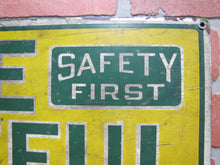 Load image into Gallery viewer, BE CAREFUL IT'S HELL TO BE A CRIPPLE Orig Old Sign STONEHOUSE Industrial Shop
