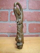 Load image into Gallery viewer, DAUPHIN KOI DEVIL FISH Antique Bronze Decorative Arts Finial Hardware Element
