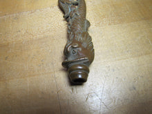 Load image into Gallery viewer, DAUPHIN KOI DEVIL FISH Antique Bronze Decorative Arts Finial Hardware Element
