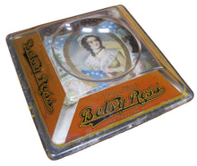 Load image into Gallery viewer, BETSY ROSS CIGARS Old Advertising Glass Change Receiver Tray Sign Brunhoff Ohio
