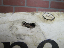Load image into Gallery viewer, PALATINE LAKE Original Old Wooden Pointing Right Arrow Sign W. D. WALKER
