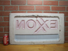 Load image into Gallery viewer, EXXON Original Gas Station Sign Red White Blue Americana Embossed Blow Mold Ad
