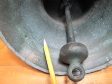 Load image into Gallery viewer, USN UNITED STATES NAVY Old Brass Nickel Bell w Bracket Nautical Ship Boat C-58
