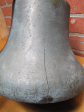 Load image into Gallery viewer, USN UNITED STATES NAVY Old Brass Nickel Bell w Bracket Nautical Ship Boat C-58
