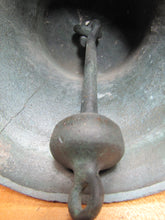 Load image into Gallery viewer, USN UNITED STATES NAVY Old Brass Nickel Bell w Bracket Nautical Ship Boat C-58
