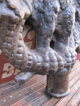 Load image into Gallery viewer, 19c SUPER ROYAL COLUMBIAN PRINTING PRESS ANTIQUE CAST IRON EAGLE COUNTERWEIGHT
