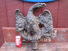 Load image into Gallery viewer, 19c SUPER ROYAL COLUMBIAN PRINTING PRESS ANTIQUE CAST IRON EAGLE COUNTERWEIGHT
