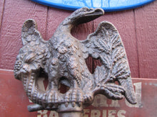 Load image into Gallery viewer, 19c SUPER ROYAL COLUMBIAN PRINTING PRESS ANTIQUE CAST IRON EAGLE COUNTERWEIGHT
