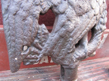 Load image into Gallery viewer, 19c SUPER ROYAL COLUMBIAN PRINTING PRESS ANTIQUE CAST IRON EAGLE COUNTERWEIGHT
