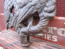 Load image into Gallery viewer, 19c SUPER ROYAL COLUMBIAN PRINTING PRESS ANTIQUE CAST IRON EAGLE COUNTERWEIGHT
