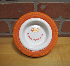 STOMIL 'BEST AMONG THE BEST' Radial Tyres Vintage Tire Advertising Sign Ashtray