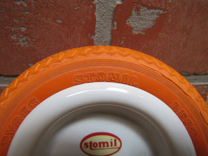 STOMIL 'BEST AMONG THE BEST' Radial Tyres Vintage Tire Advertising Sign Ashtray