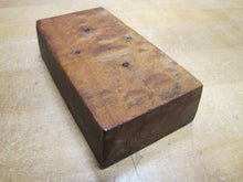 Load image into Gallery viewer, P.E. SHARPLESS COW TM Antique Penna Co Advertising Wooden Butter Pat Stamp Mold
