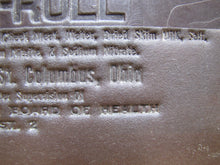 Load image into Gallery viewer, DAVID DAVIES DOUBLE D BRAND PORK ROLL Columbus Ohio Old Advertising Panel Sign
