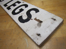 Load image into Gallery viewer, FROG LEGS Folk Art Wooden Restaurant Boardwalk Food Vintage Advertising Sign
