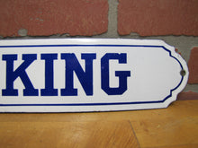 Load image into Gallery viewer, NO SMOKING Original Old Porcelain Sign Subway Railroad Mine Gas Station Shop Ad
