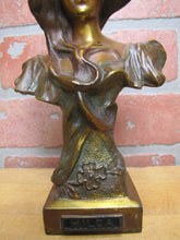 Load image into Gallery viewer, HILDA Antique Art Nouveau Beautiful Maiden Decorative Arts Statue Bust
