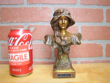 Load image into Gallery viewer, HILDA Antique Art Nouveau Beautiful Maiden Decorative Arts Statue Bust
