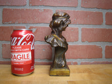 Load image into Gallery viewer, HILDA Antique Art Nouveau Beautiful Maiden Decorative Arts Statue Bust

