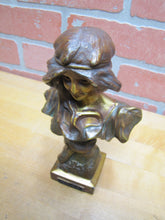 Load image into Gallery viewer, HILDA Antique Art Nouveau Beautiful Maiden Decorative Arts Statue Bust

