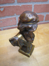 Load image into Gallery viewer, HILDA Antique Art Nouveau Beautiful Maiden Decorative Arts Statue Bust
