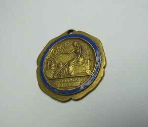 TOME School Antique Medallion Fob FOUNDED 1889 North East Maryland Ornate