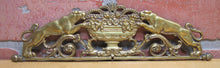 Load image into Gallery viewer, Tiger Jaguar Big Cat Antique Ornate Decorative Arts Figural Hardware Element
