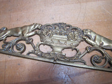 Load image into Gallery viewer, Tiger Jaguar Big Cat Antique Ornate Decorative Arts Figural Hardware Element
