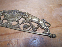 Load image into Gallery viewer, Tiger Jaguar Big Cat Antique Ornate Decorative Arts Figural Hardware Element
