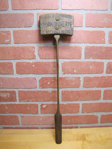 FLEISCHMANN & CO PERFECTION GIN SYLVAN GROVE RYE CINCINNATI Old Sign Bung Hammer