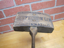 Load image into Gallery viewer, FLEISCHMANN &amp; CO PERFECTION GIN SYLVAN GROVE RYE CINCINNATI Old Sign Bung Hammer
