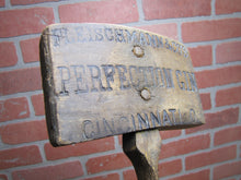Load image into Gallery viewer, FLEISCHMANN &amp; CO PERFECTION GIN SYLVAN GROVE RYE CINCINNATI Old Sign Bung Hammer
