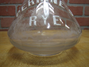PERRINE'S RYE Pre Prohibition Back Bar Liquor Bottle Philadelphia Whiskey