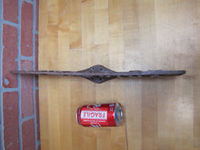Load image into Gallery viewer, NO PARKING ON THIS SIDE Old Metal Smaltz Reflective Paint Sign 2 Sided Faux Wood
