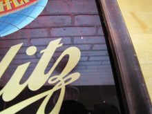 Load image into Gallery viewer, SCHLITZ ON DRAUGHT Old Reverse on Glass Sign Pre-Prohibition Beer Advertising
