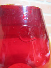 Load image into Gallery viewer, B&amp;M RR BOSTON MAINE Railroad Lantern Light Lamp Deep Red Embossed Glass Globe

