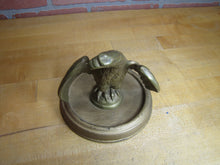 Load image into Gallery viewer, EAGLE Old Figural Bird Topper Finial Wooden Base Ornate Decorative Arts Statue
