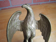Load image into Gallery viewer, EAGLE Old Figural Bird Topper Finial Wooden Base Ornate Decorative Arts Statue
