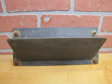 Load image into Gallery viewer, PAPERS Old Brass Mail News Paper Slot Architectural Building Hardware Element
