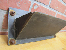 Load image into Gallery viewer, PAPERS Old Brass Mail News Paper Slot Architectural Building Hardware Element
